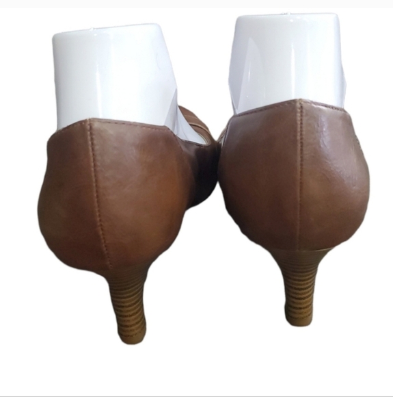Life Stride soft system brown buckle heels sz8M - Picture 3 of 8
